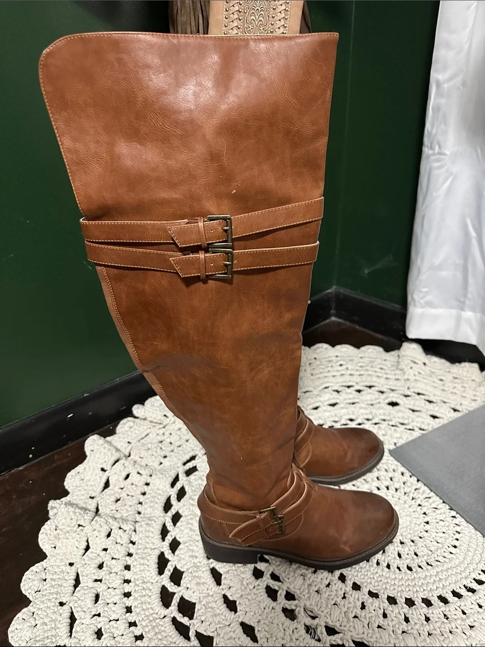 torrid Cognac Brown Over-the-Knee Riding Boots